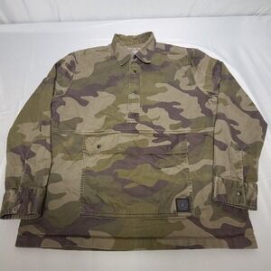 American Eagle Shacket Mens Large Utility Pocket Hunter Chore  100% Cotton